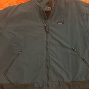 L.L. Bean Men's Dark Gray Bomber Jacket